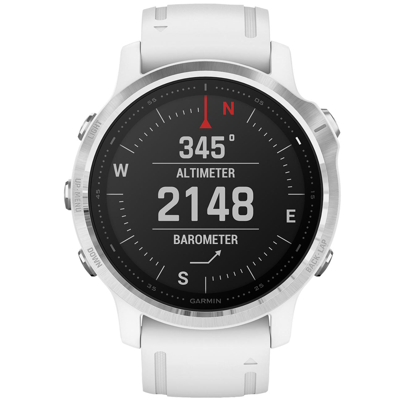 Спортивные часы Garmin Fenix 6S Silver/белый