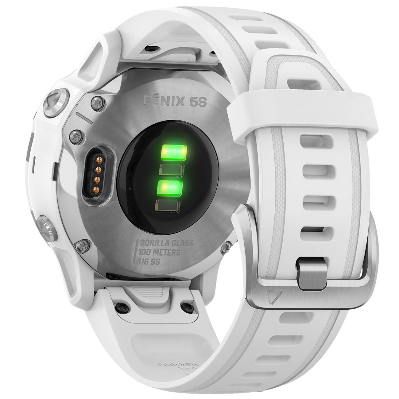 Спортивные часы Garmin Fenix 6S Silver/белый