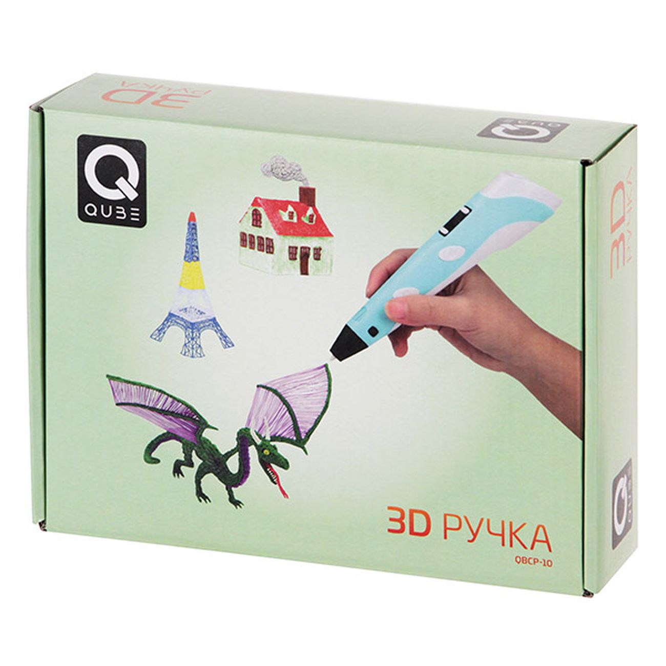 3D-ручка QUB QBCP-10 голубой (3DPENQBBL)