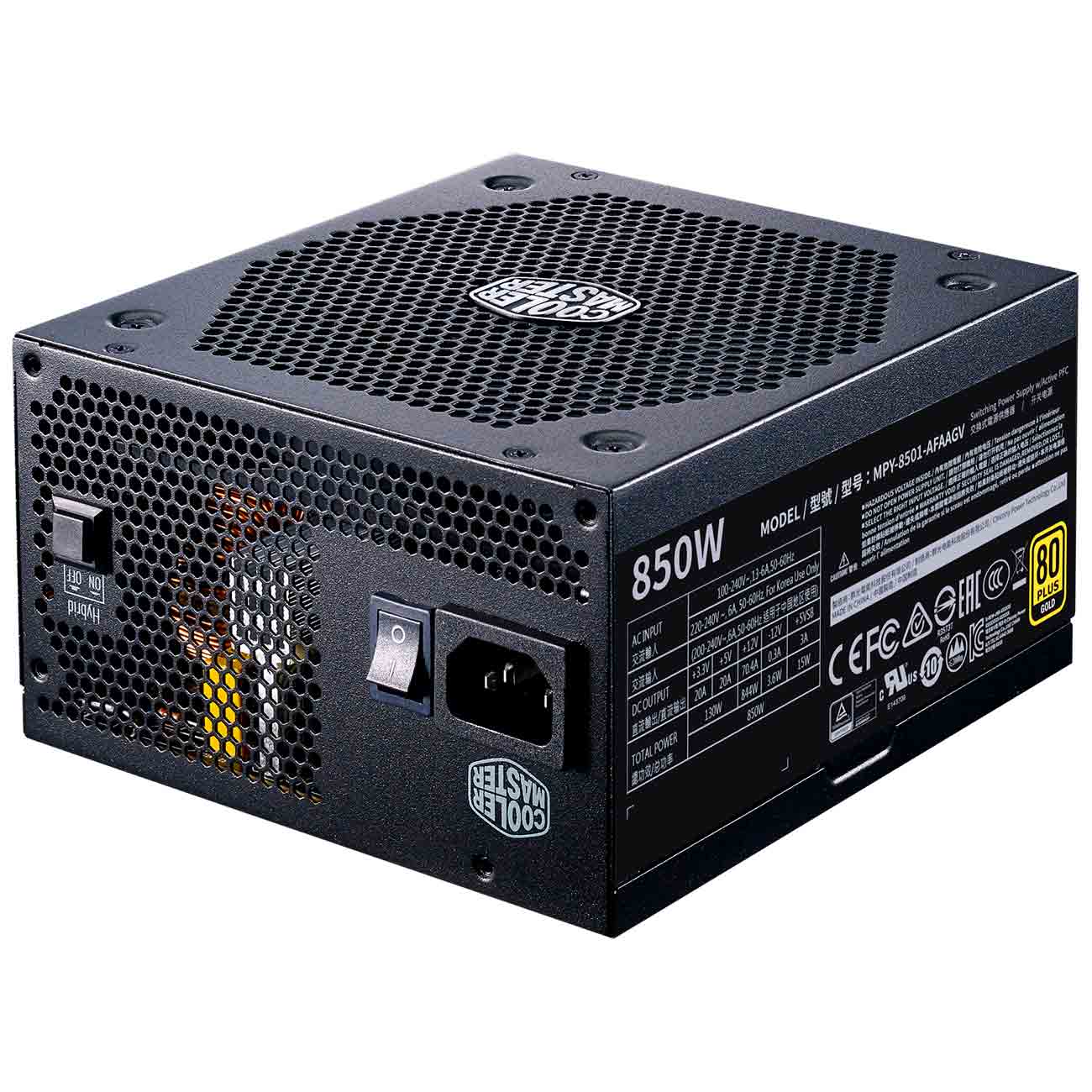 Блок питания Cooler Master V850 Gold фото
