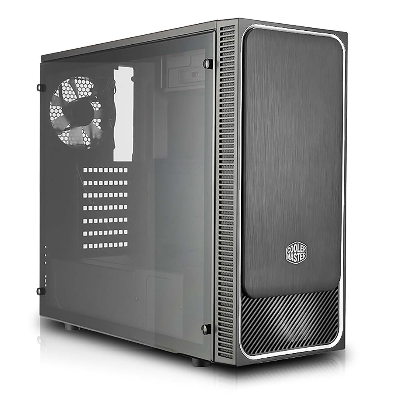 Корпус для компьютера Cooler Master MasterBox E500L Silver w/ Acrylic Side panel