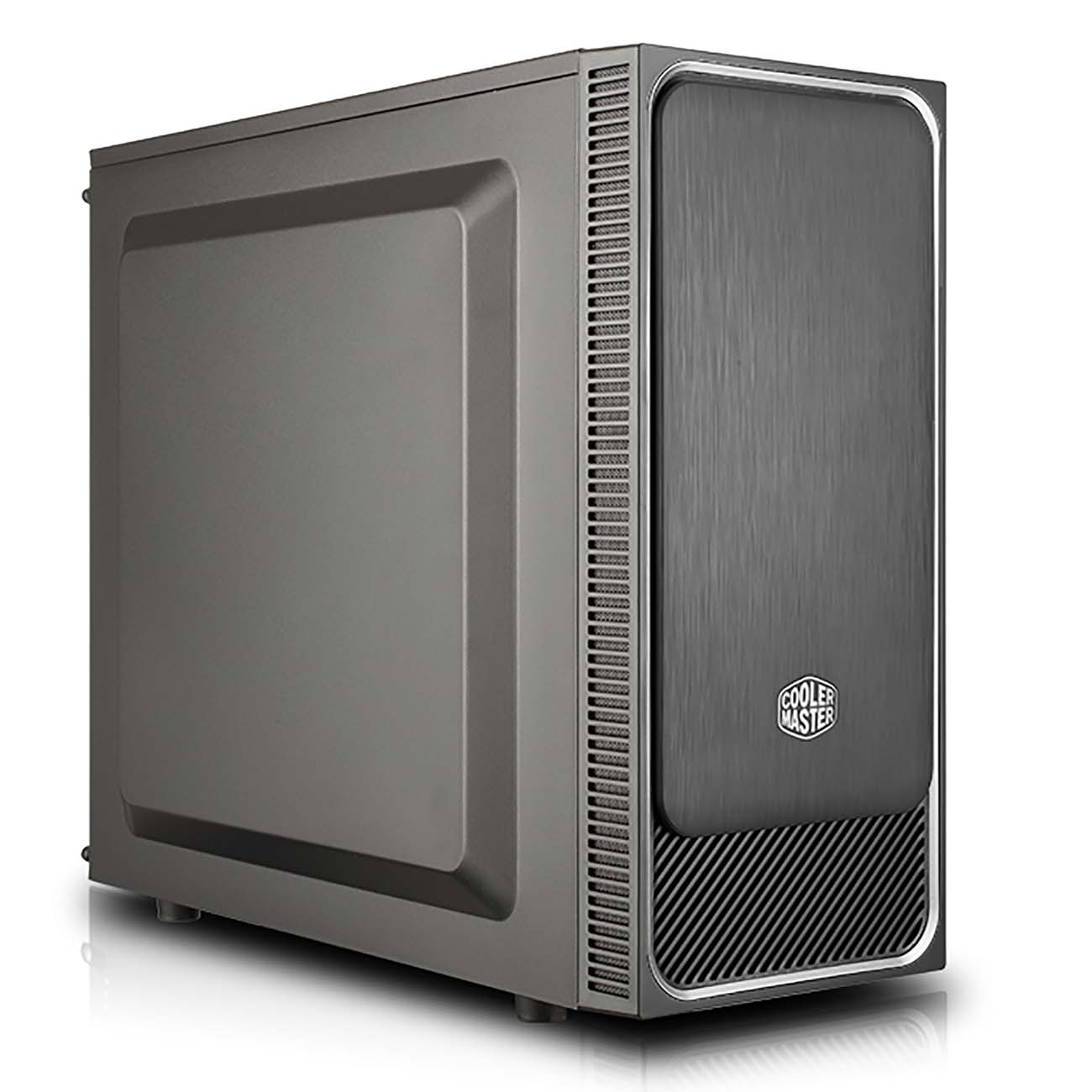 Корпус для компьютера Cooler Master MasterBox E500L Silver w/ Steel Side panel