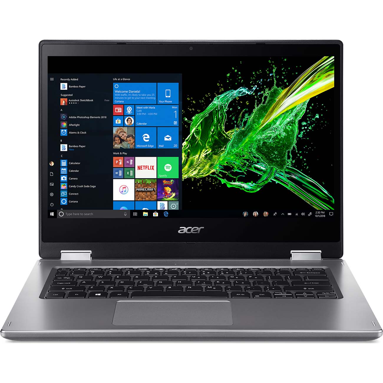 Ноутбук-трансформер Acer SP314-53GN-51C8 NX.HDCER.001