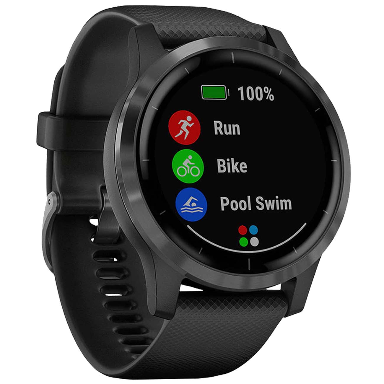 Спортивные часы Garmin Vivoactive 4S Black/Slate (010-02172-13)