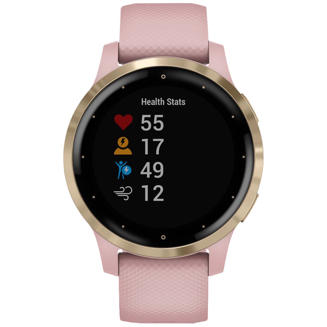 Спортивные часы Garmin Vivoactive 4S Dust Rose/Light Gold (010-02172-33)