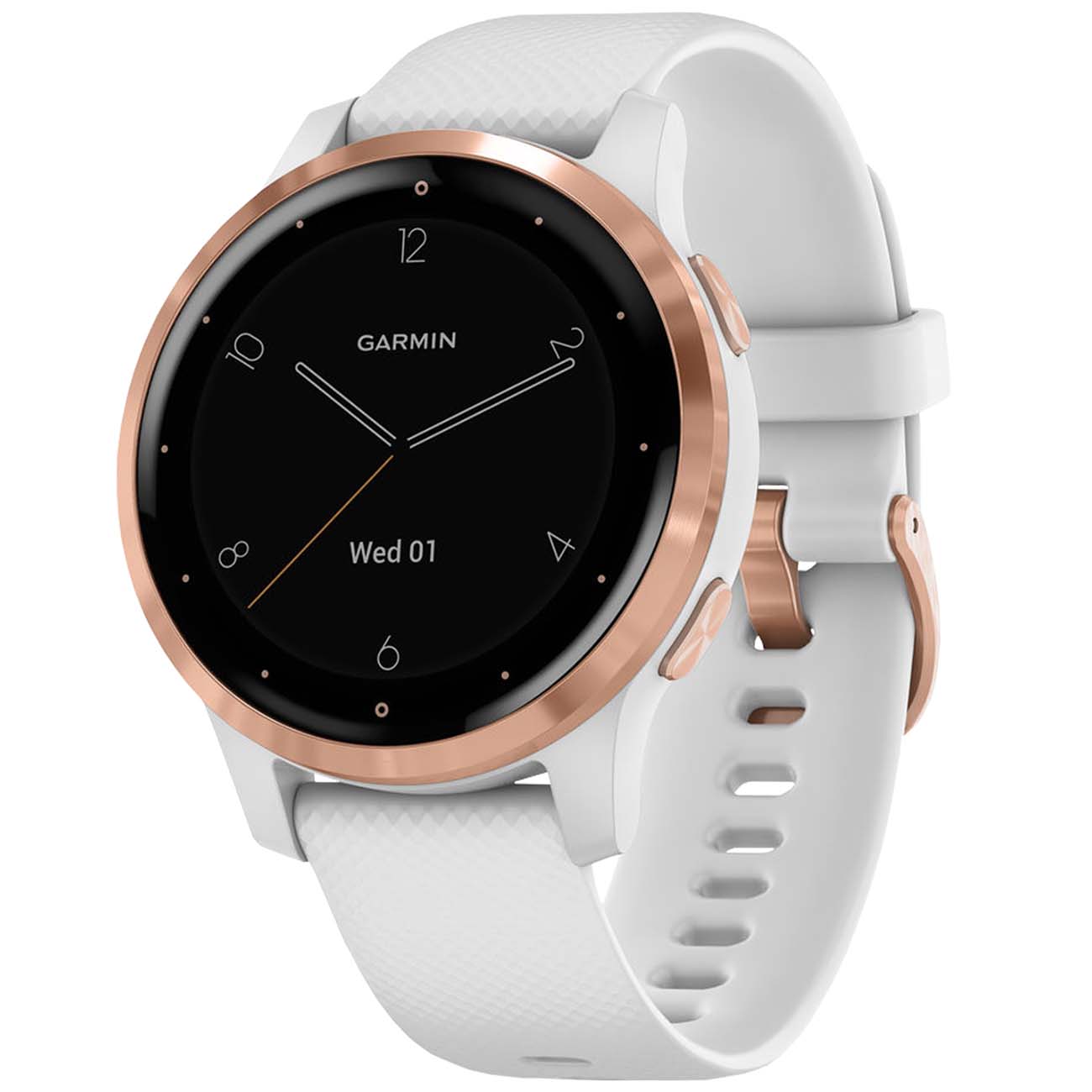 Спортивные часы Garmin Vivoactive 4S White/розовое золото (010-02172-23)
