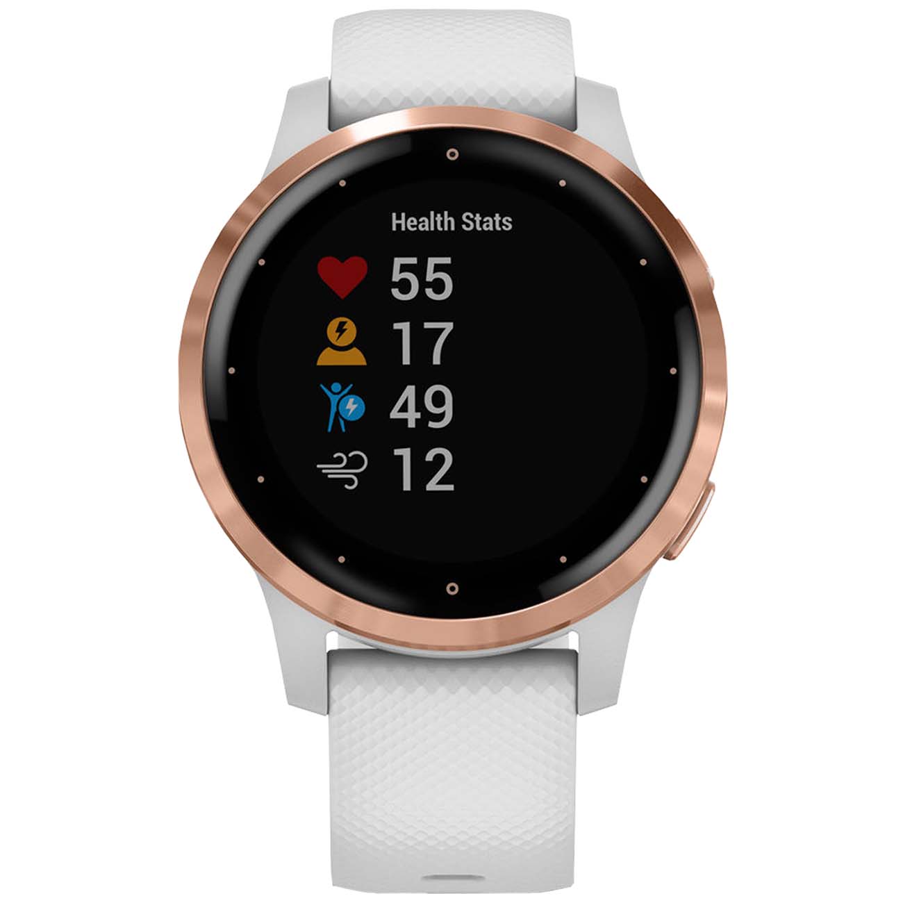 Спортивные часы Garmin Vivoactive 4S White/розовое золото (010-02172-23)