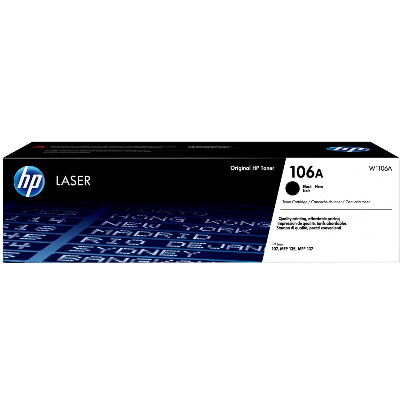 Картридж для лазерного принтера HP 106A черный W1106A фото