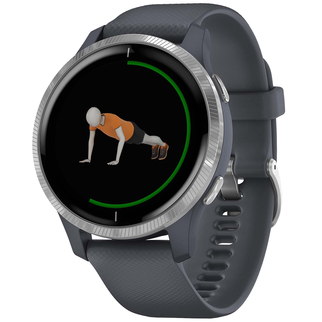 Спортивные часы Garmin Venu Blue Granite/Silver (010-02173-03)