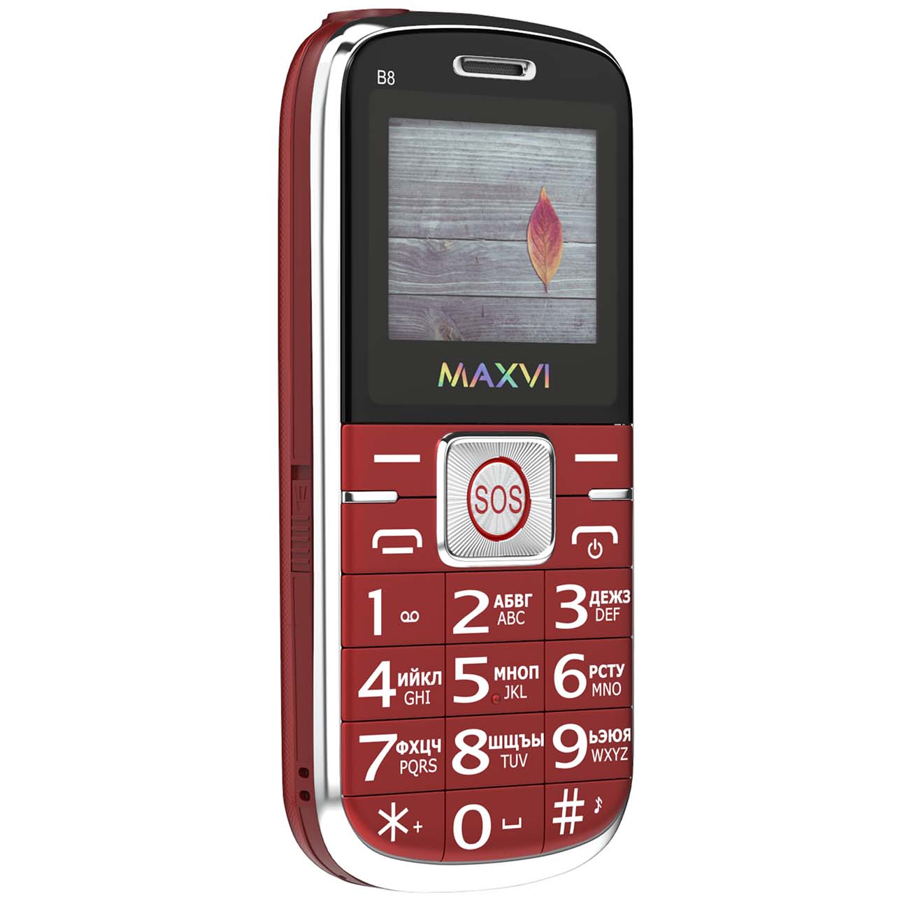 Мобильный телефон Maxvi B8 красный