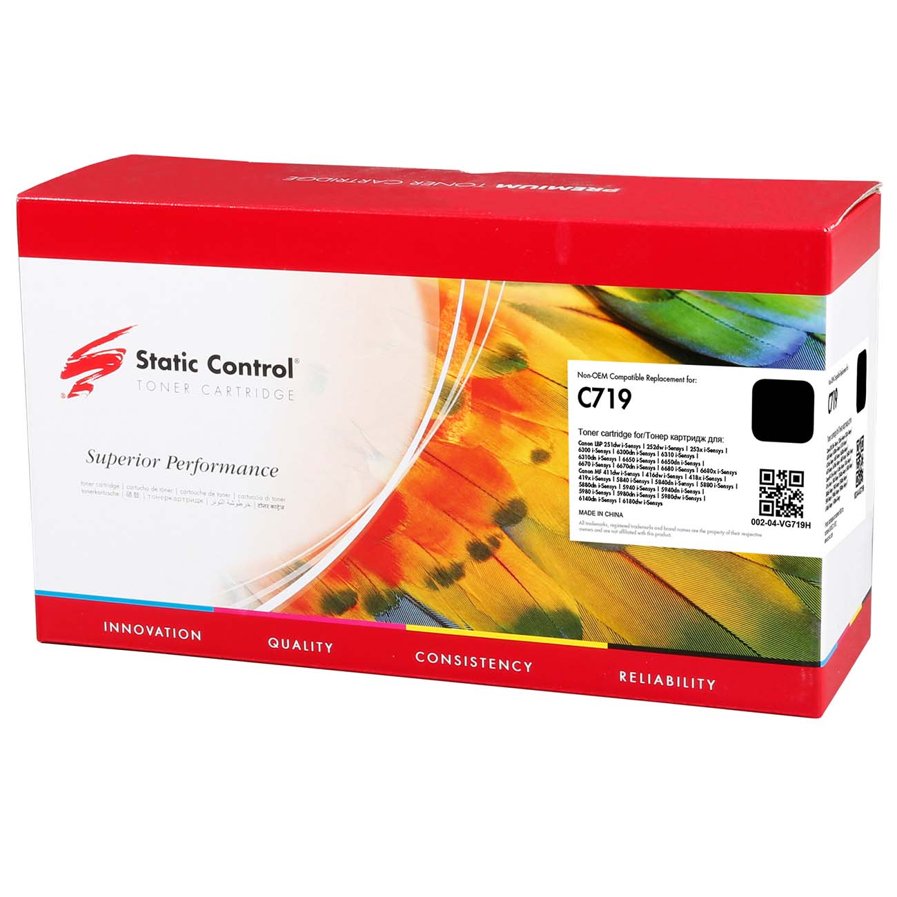 Картридж для лазерного принтера Static Control C719 Black (002-04-VG719H)