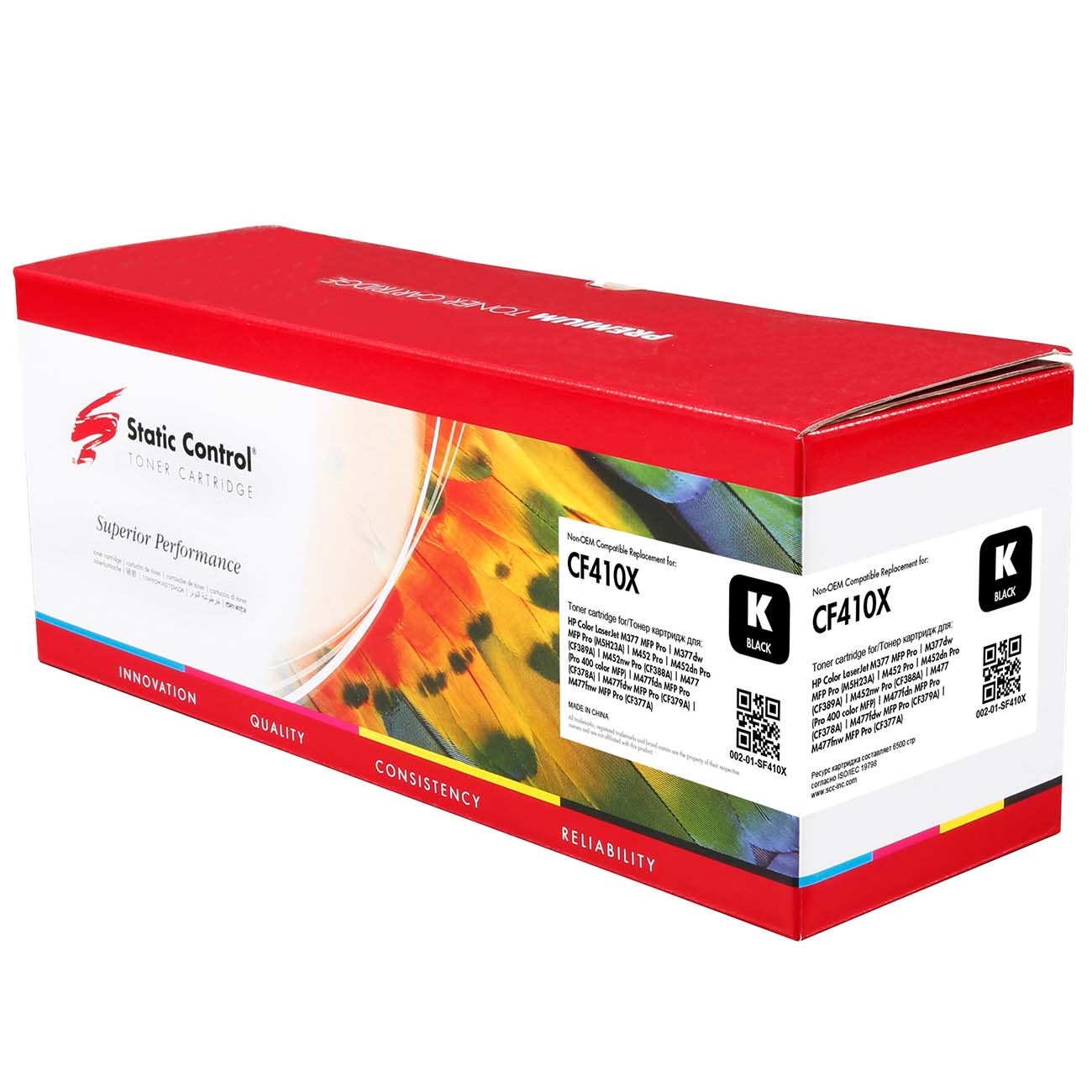 Картридж для лазерного принтера Static Control CF410X Black (002-01-SF410X)