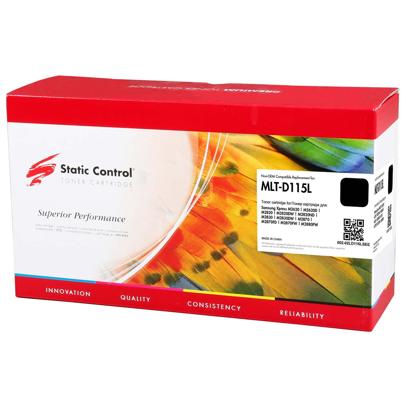 Картридж для лазерного принтера Static Control MLT-D115L Black (002-02LD115LSEE)