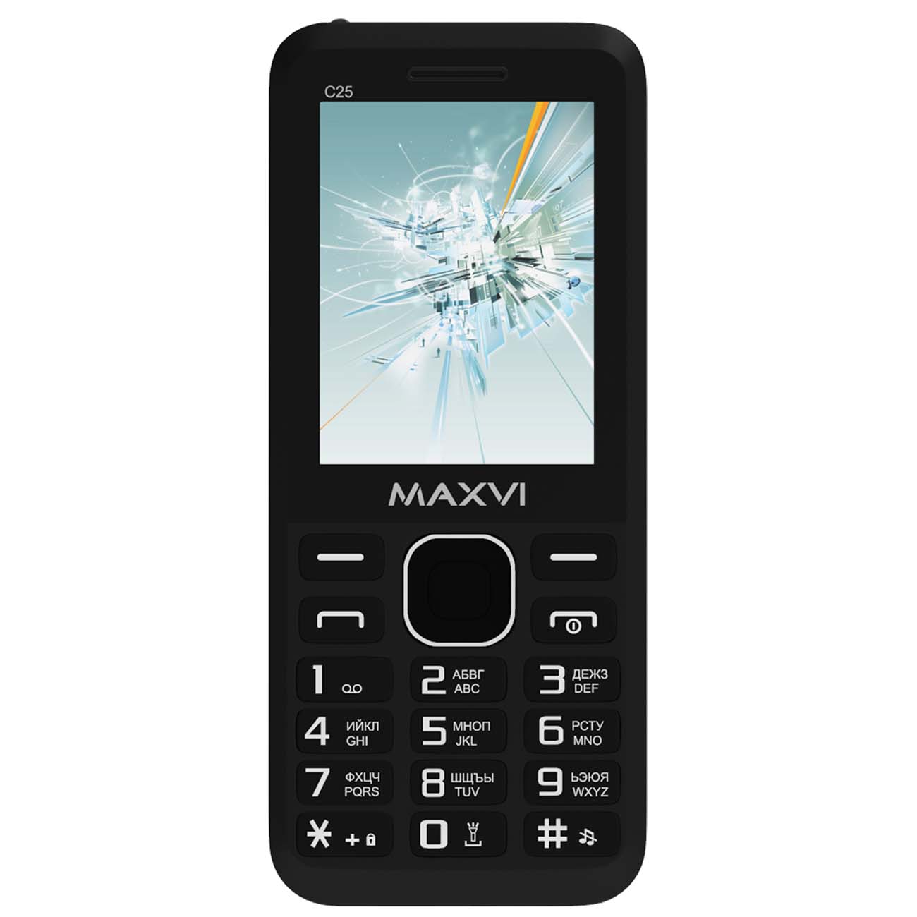 Мобильный телефон Maxvi C25 черный