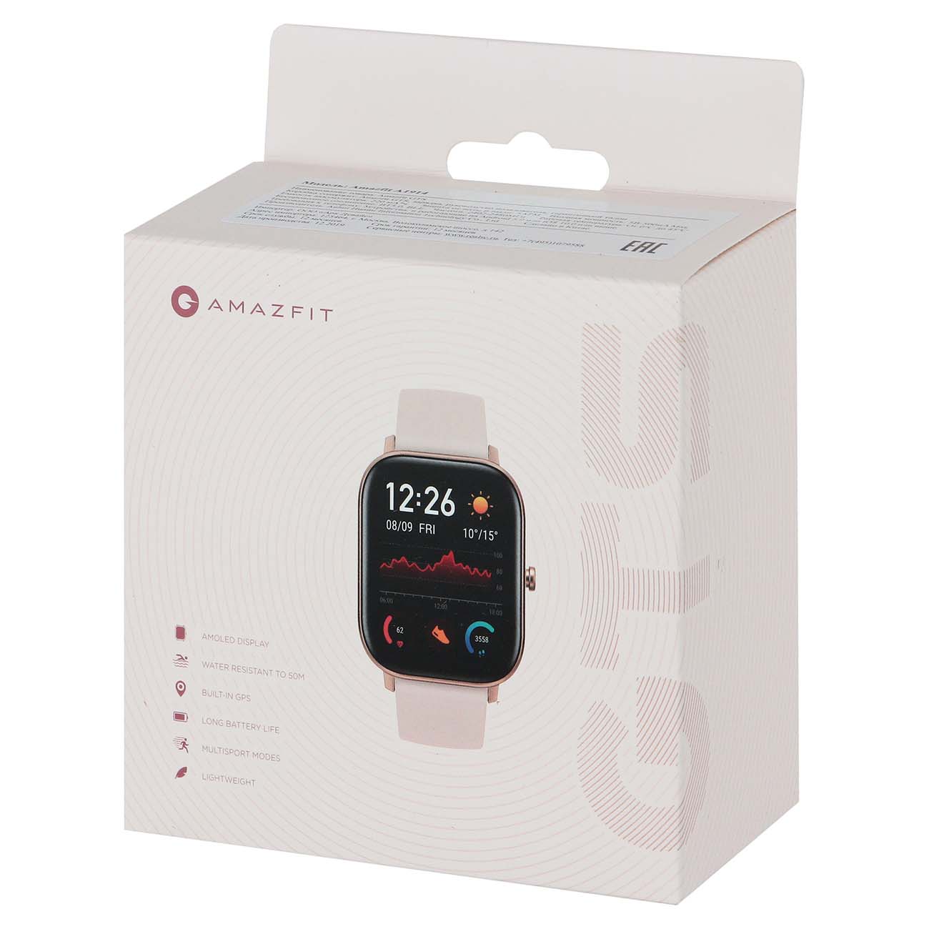 Смарт-часы Amazfit GTS розово-розовый