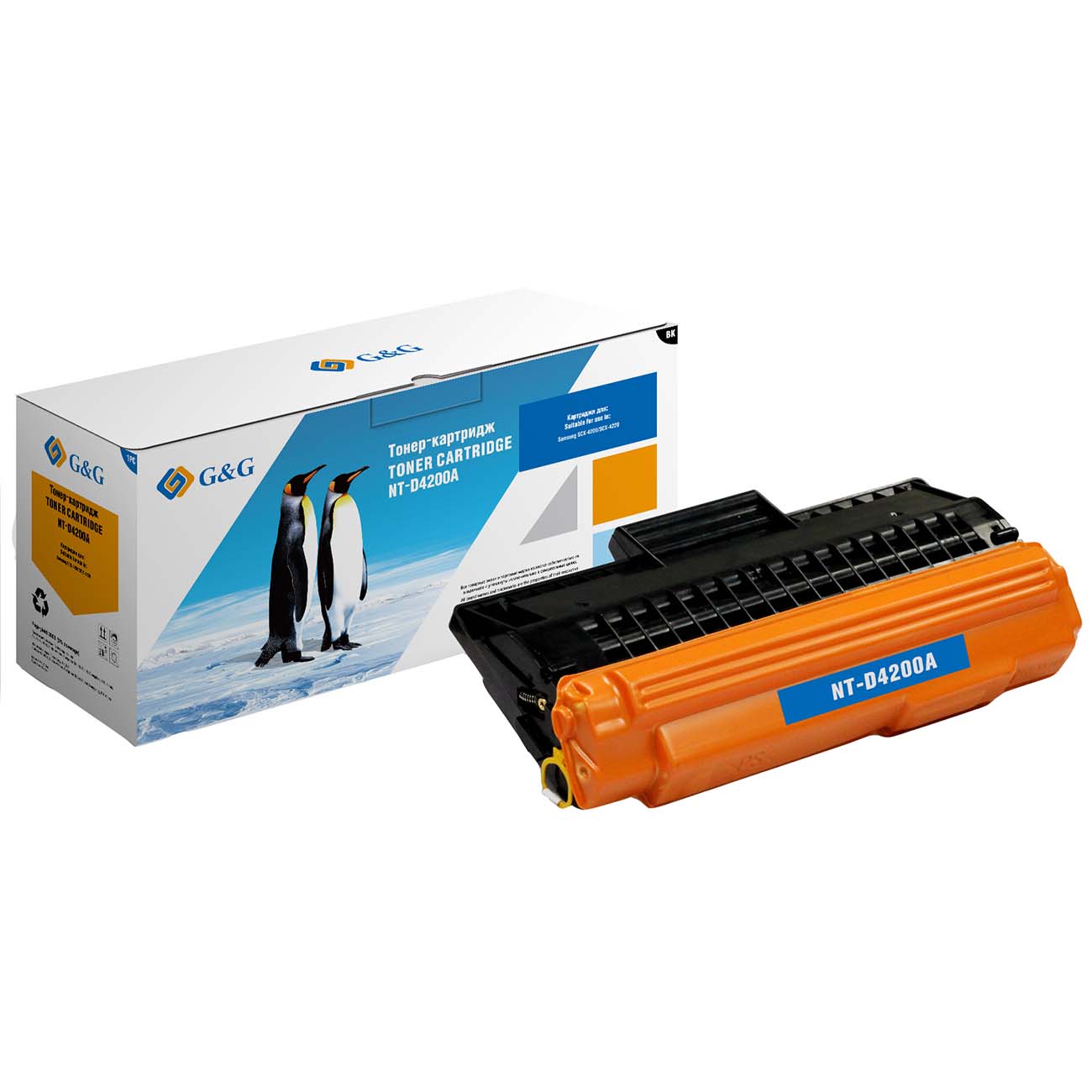 Картридж для лазерного принтера G&G NT-D4200A Black для Samsung SCX-4200