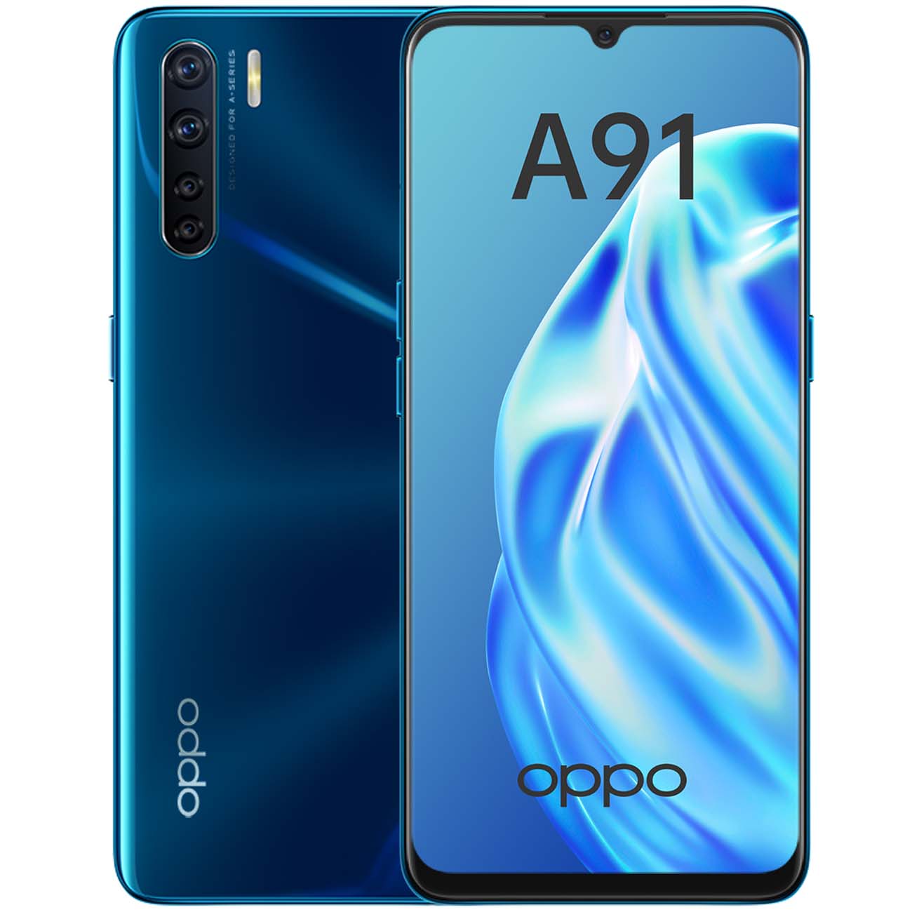 Смартфон OPPO A91 Blazing Blue (CPH2021) фото