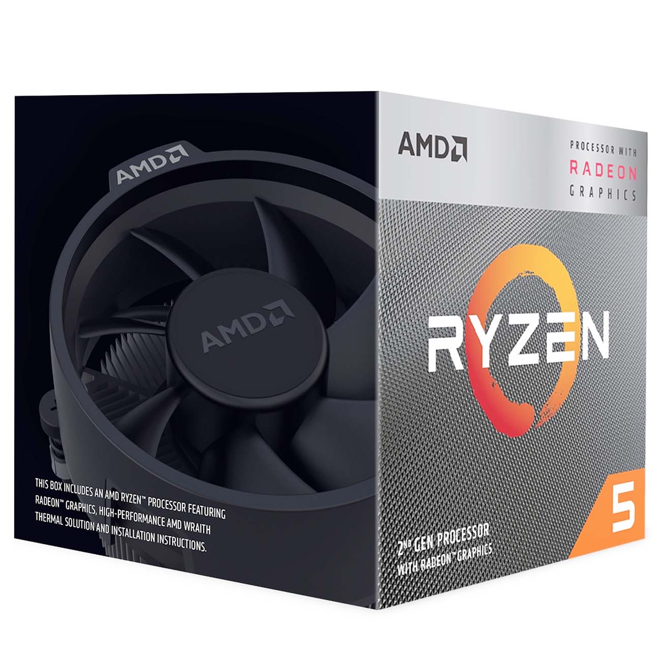 Процессор AMD Ryzen 5 3400G AM4 BOX (YD3400C5FHBOX)