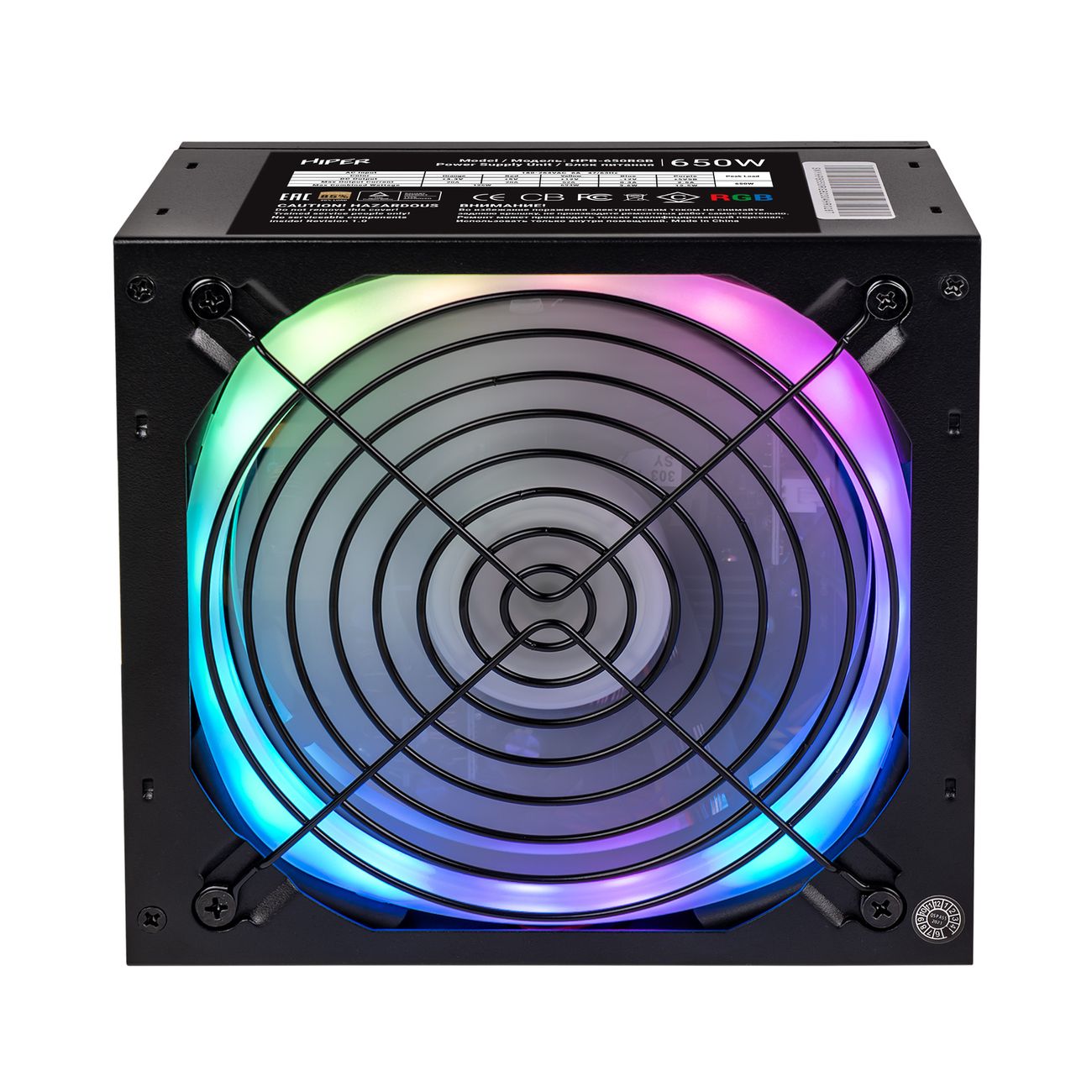Блок питания HIPER 650W HPB-650RGB