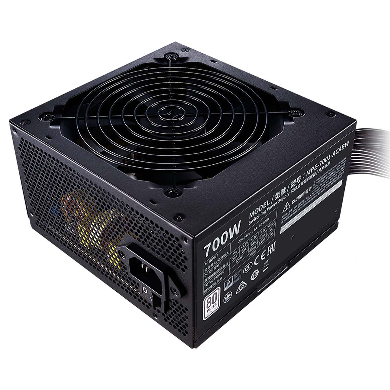 Блок питания Cooler Master 700W MWE White V2 MPE-7001-ACABW-EU фото