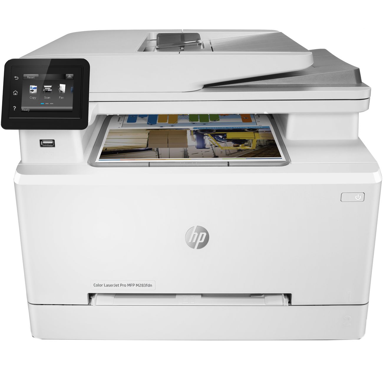 Лазерное МФУ (цветное) HP Color LaserJet Pro M283fdn 7KW74A