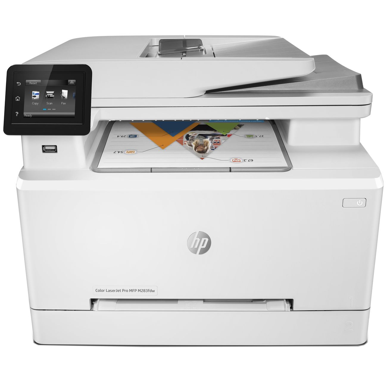 Лазерное МФУ (цветное) HP Color LaserJet Pro M283fdw 7KW75A