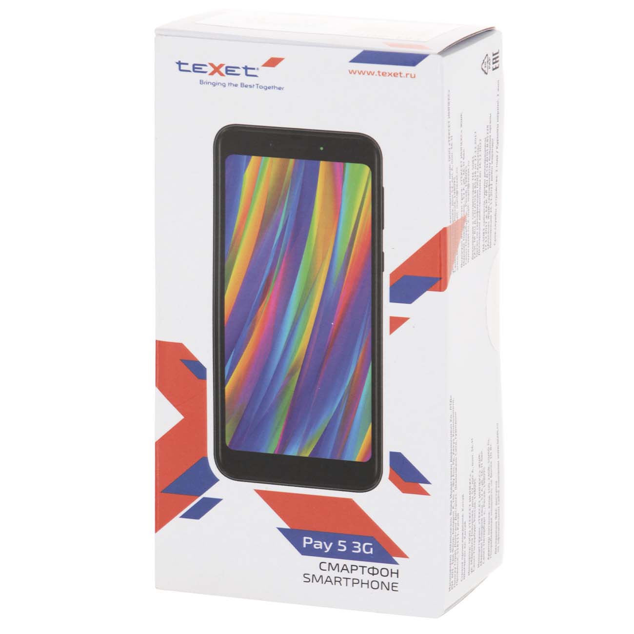 Смартфон teXet Pay 5 3G Blue (TM-5083)