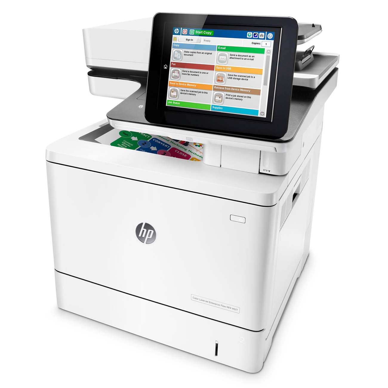 Лазерное МФУ (цветное) HP Color LaserJet Enterprise M577c B5L54A
