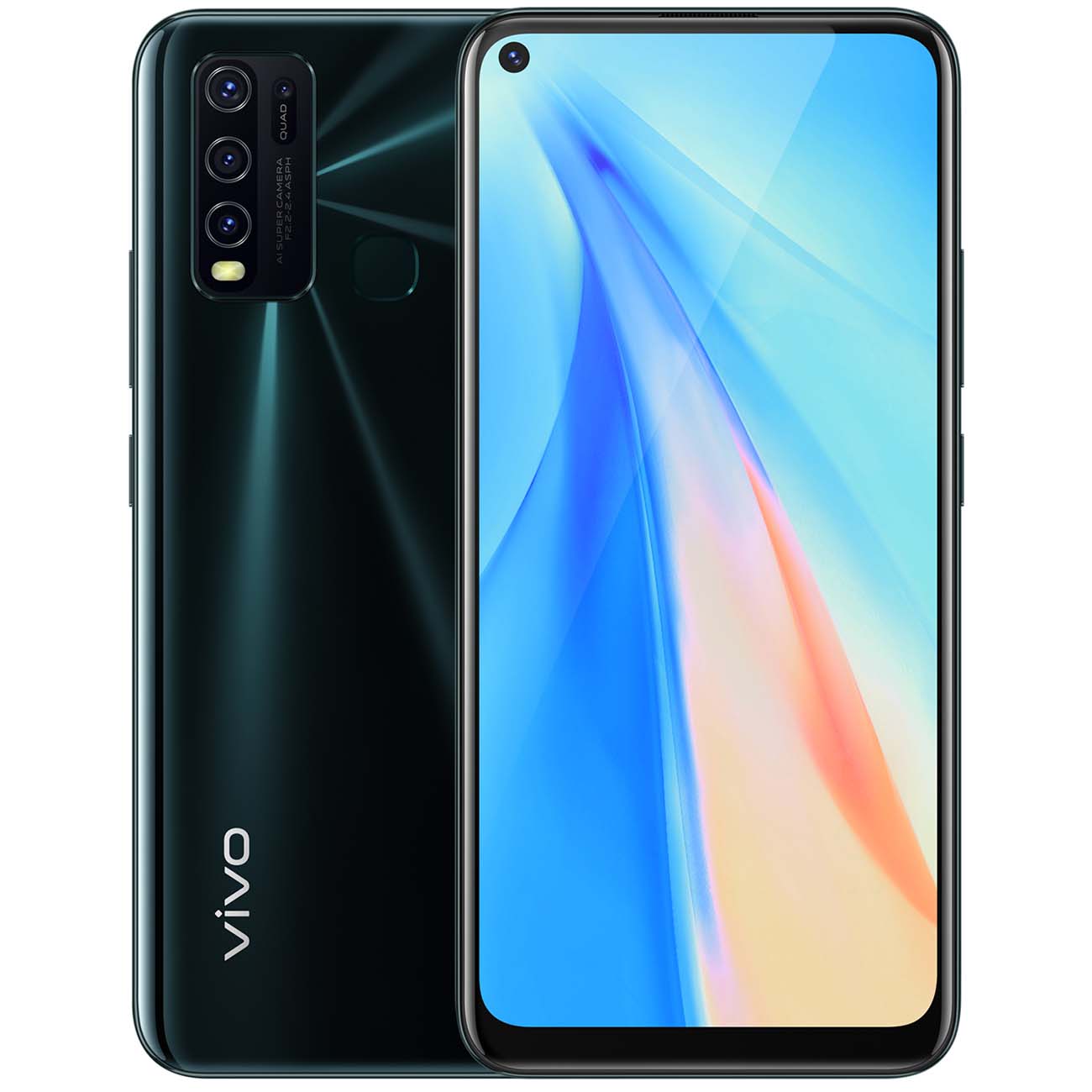 Смартфон vivo Y30 Изумрудный чёрный (1938)