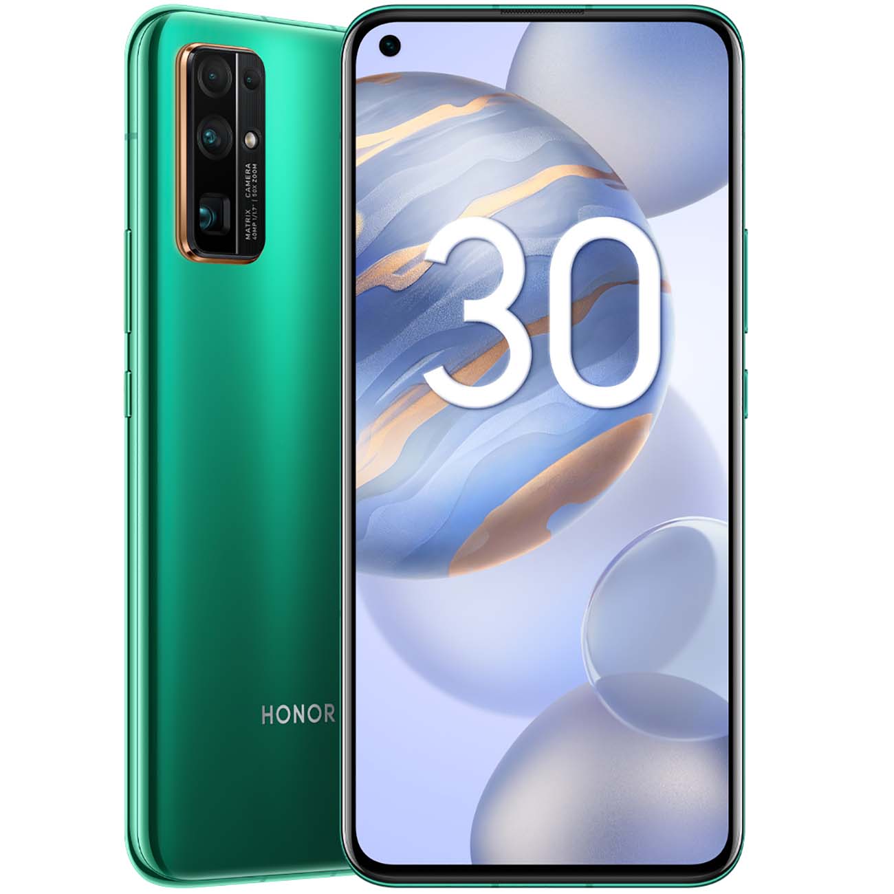 Смартфон HONOR 30 128Gb Emerald зеленый