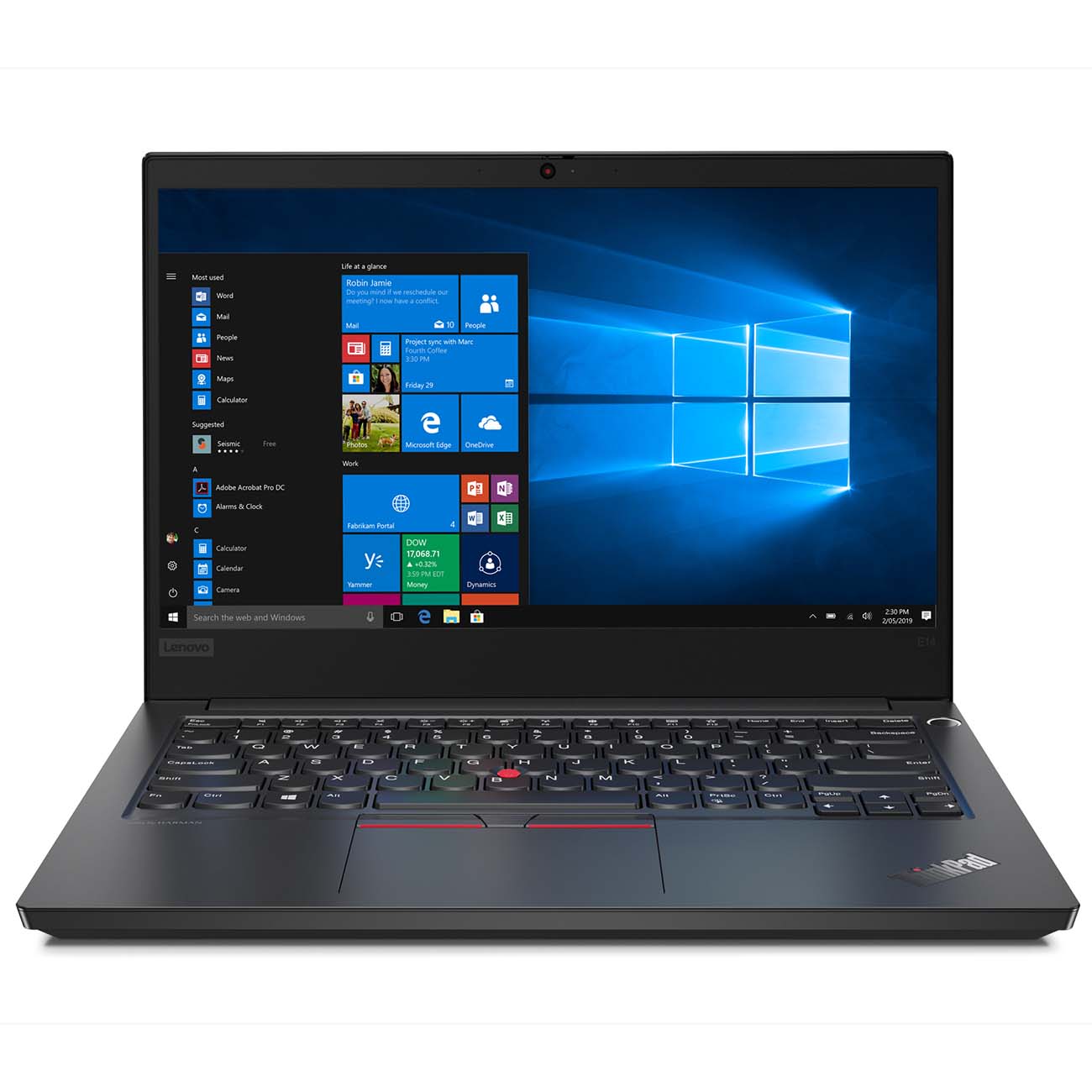 Ноутбук для бизнеса Lenovo ThinkPad E14 (20RA001DRT)