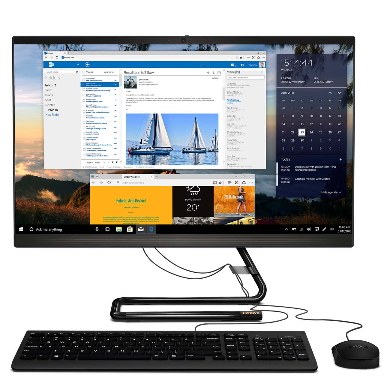 Моноблок Lenovo IdeaCentre AIO 3 24ARE05 (F0EW002URK) фото