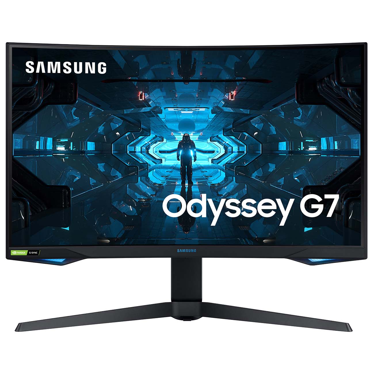 Монитор игровой Samsung Odyssey G7 27"/VA/2560x1440/240Гц/черный (C27G75TQSI)
