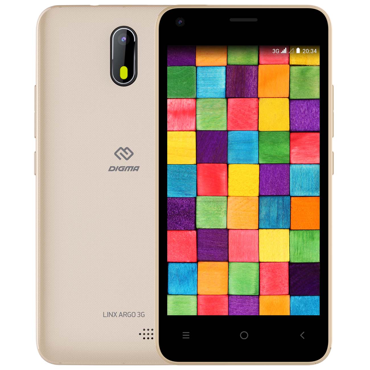 Смартфон Digma Linx Argo 3G Gold (LT4054MG)