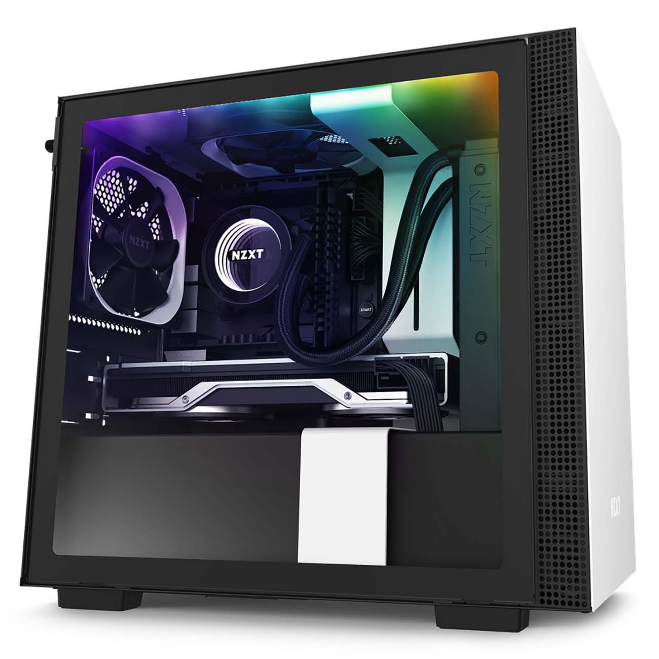 Корпус для компьютера NZXT H210i Mini ITX White/Black (CA-H210I-W1) фото