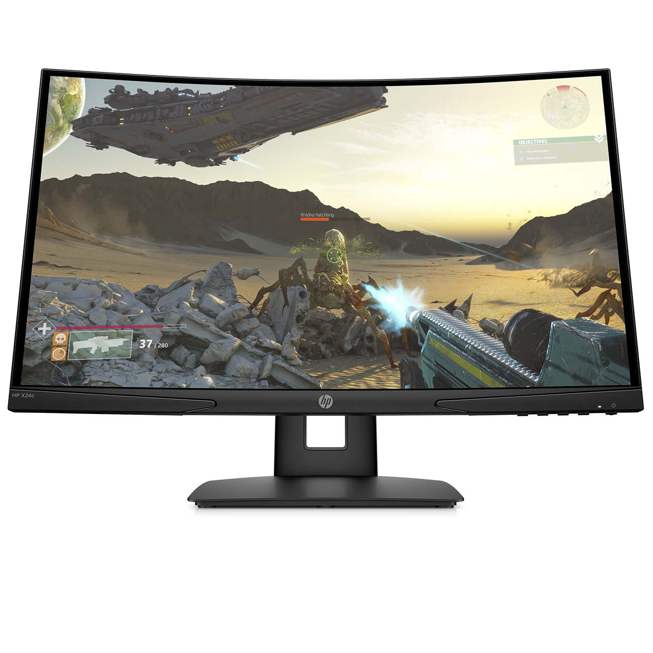 Монитор игровой HP 23.6"/VA/1920x1080/144Гц/черный (X24c)
