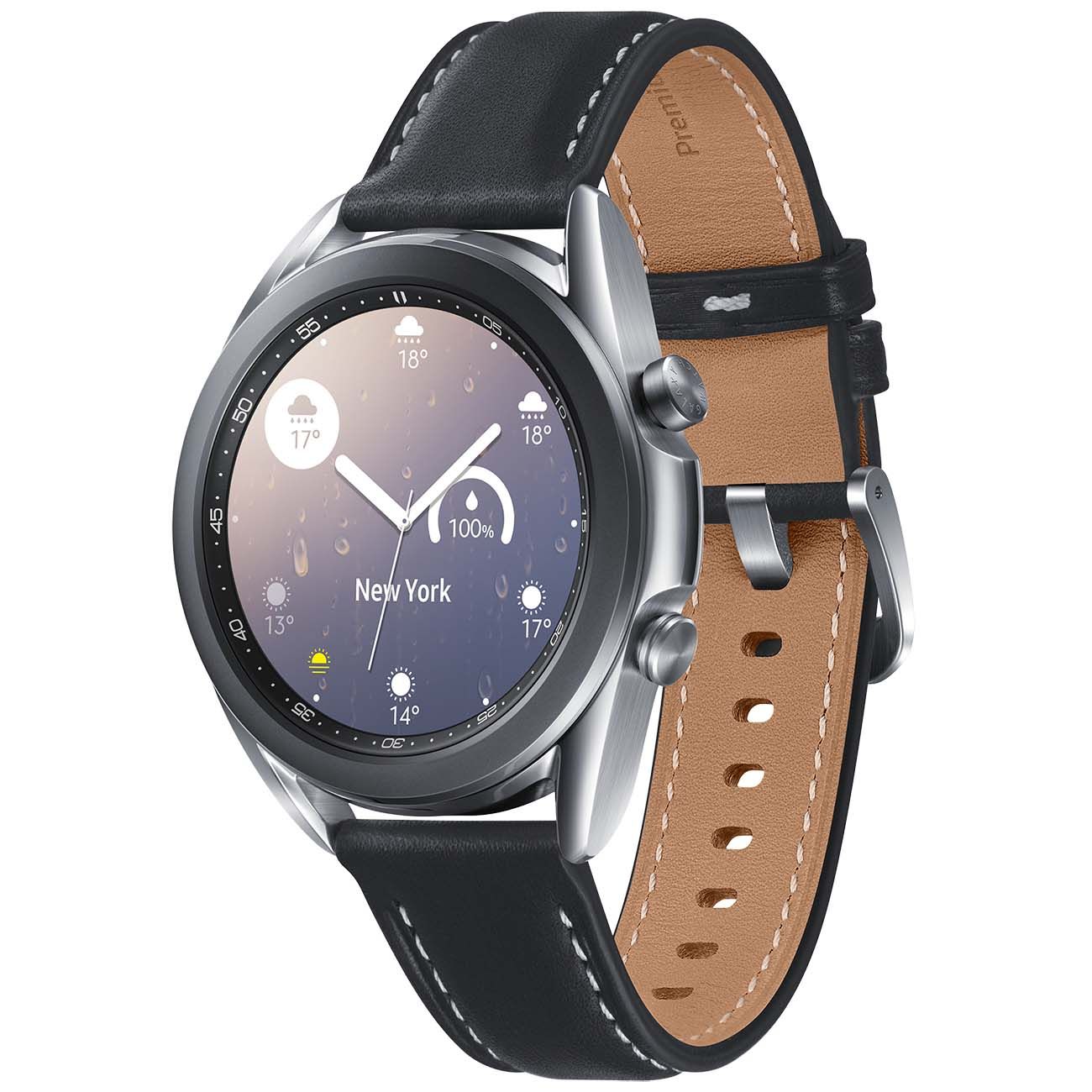 Смарт-часы Samsung Galaxy Watch3 41mm Серебряные (SM-R850N) фото