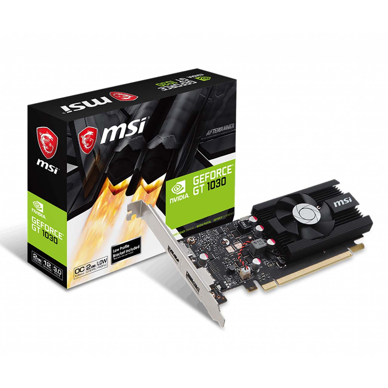 Видеокарта MSI GeForce GT 1030 2G LP OC