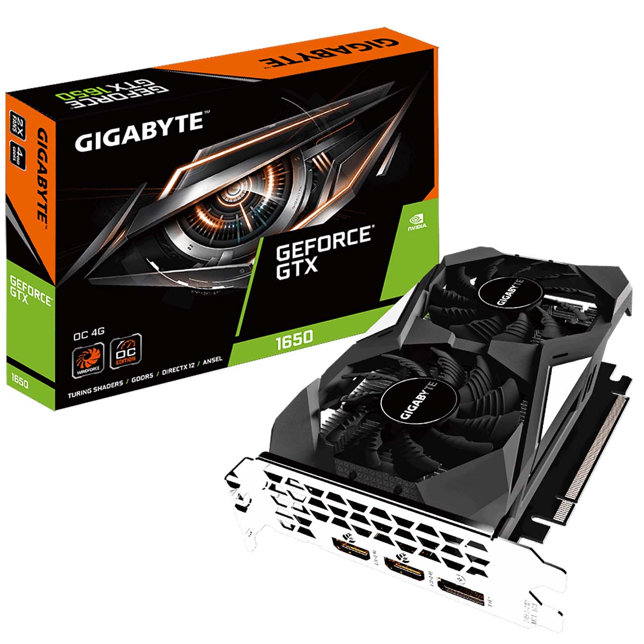 Видеокарта GIGABYTE GV-N1650OC-4GD