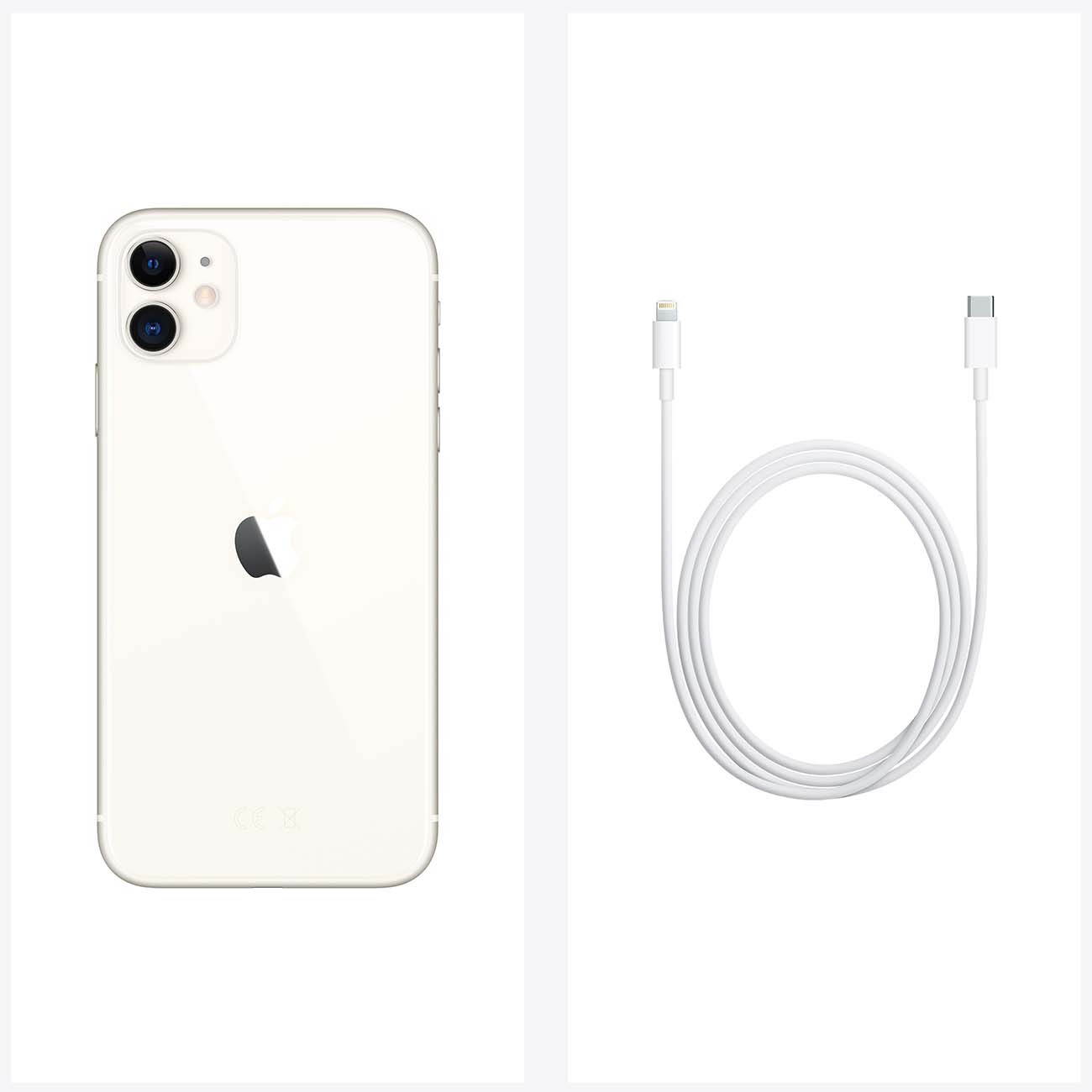 Смартфон Apple iPhone 11 128GB nanoSim/eSim White (без RuStore)