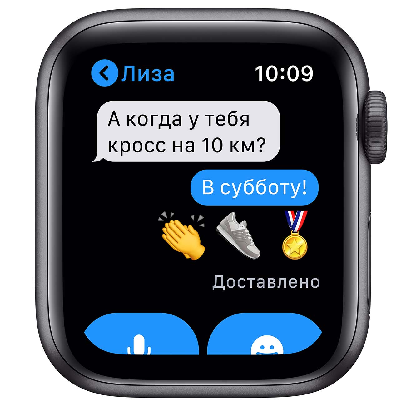 Смарт-часы Apple Watch Series 6 Nike 40mm серый космос Aluminum Case with Black Nike Sport Band (M00X3RU/A)