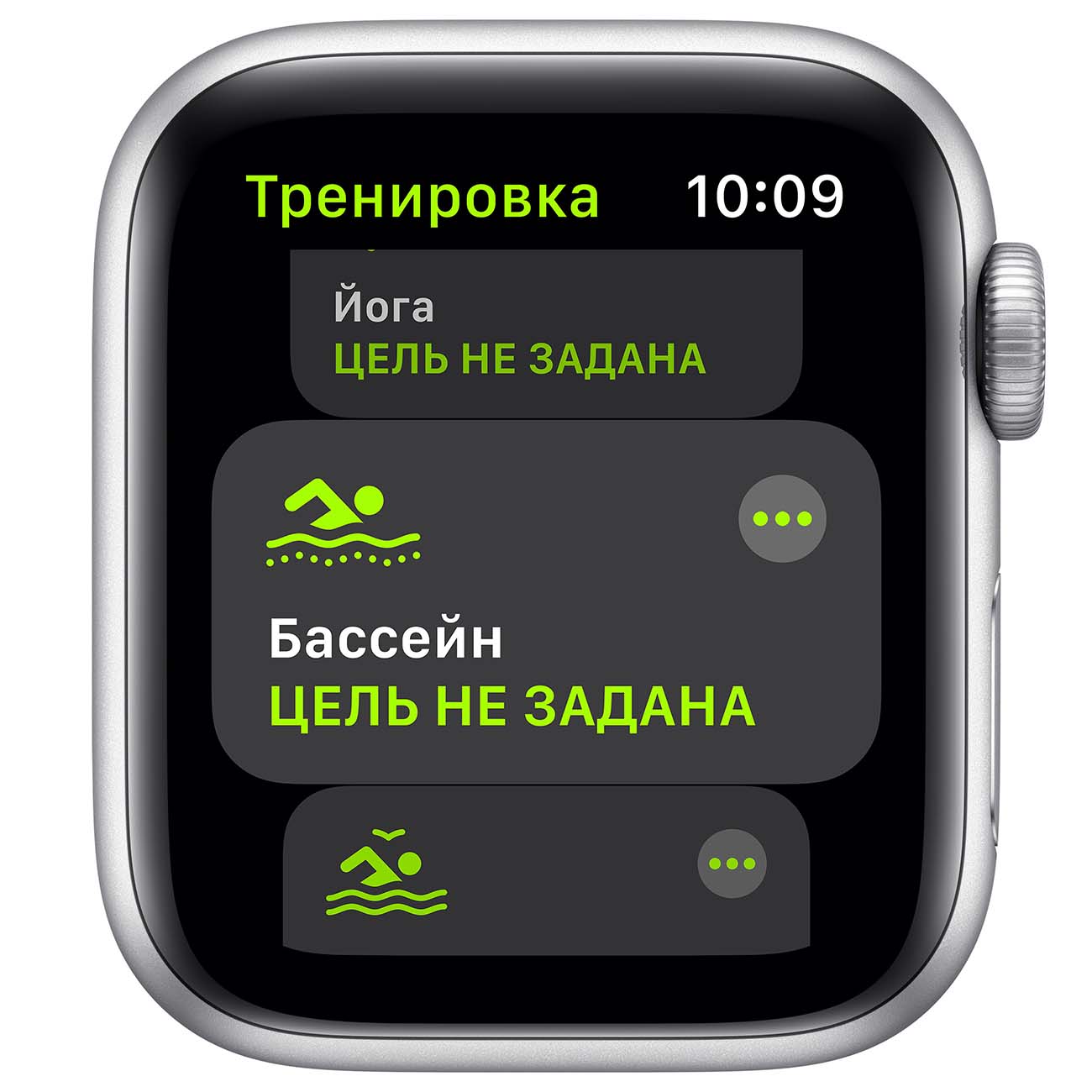 Смарт-часы Apple Watch SE 2020 44mm Silver Aluminum Case with White Sport Band (MYDQ2RU/A)