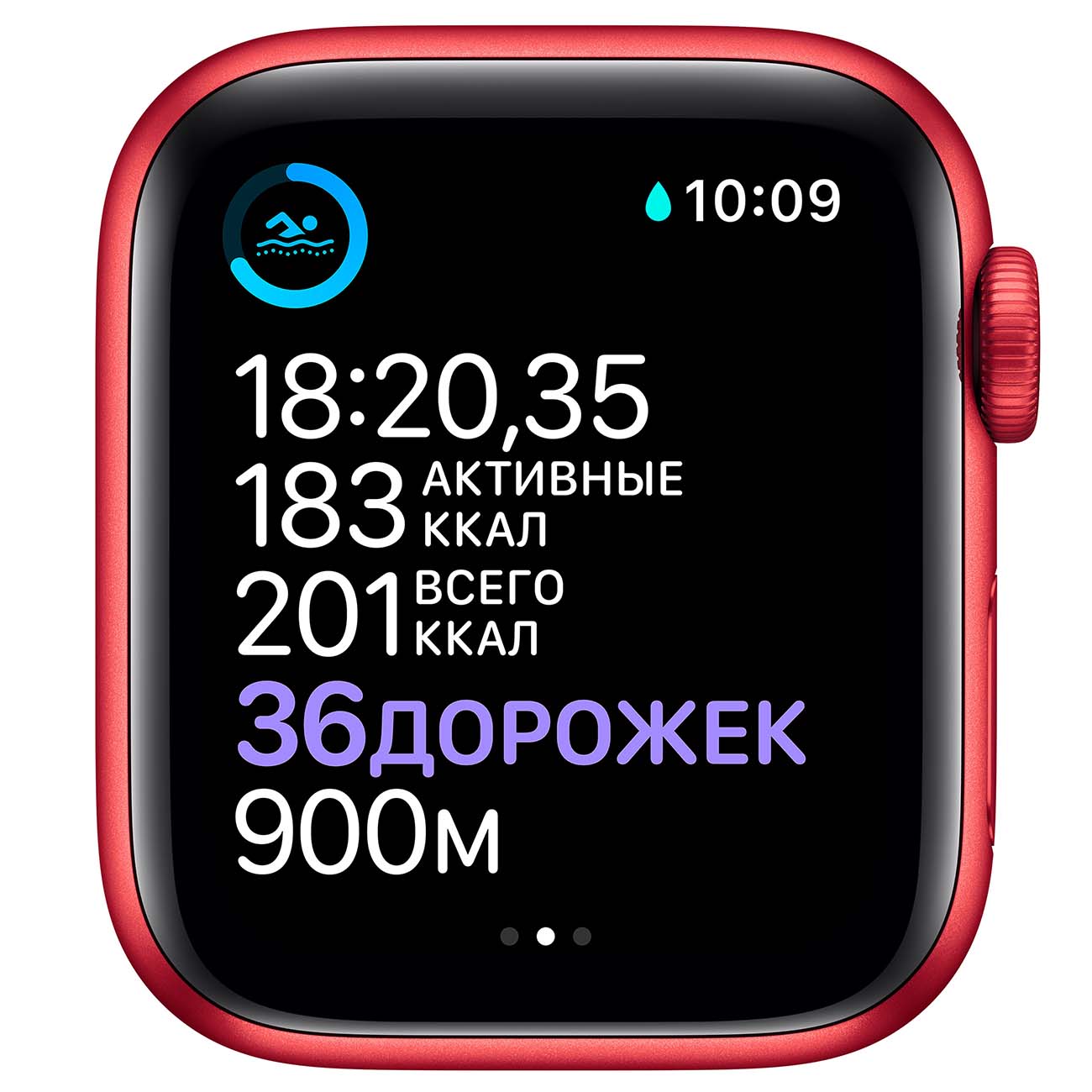 Смарт-часы Apple Watch Series 6 44mm PRODUCT (RED) Aluminum Case with Red Sport Band (M00M3RU/A)