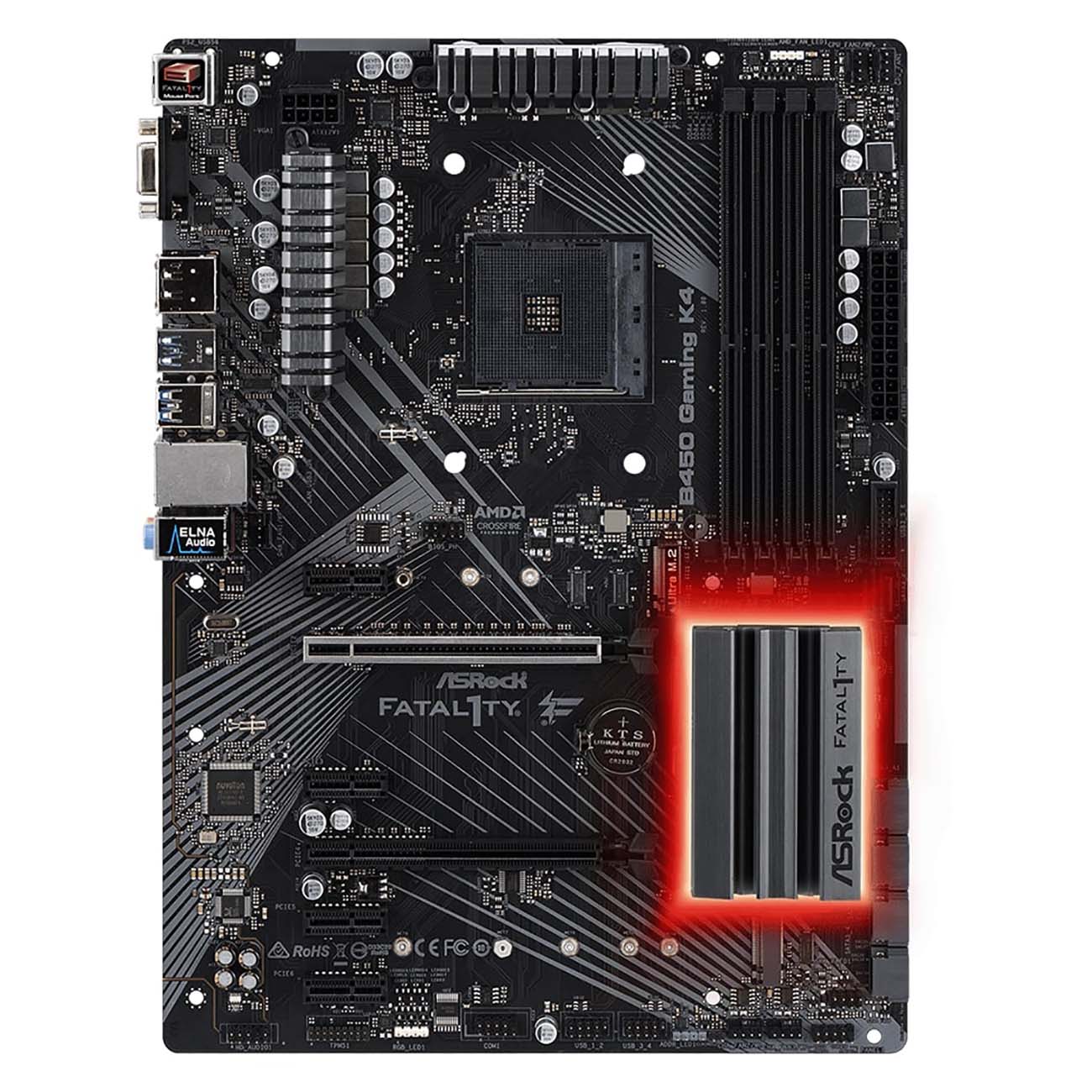 Материнская плата ASRock B450 GAMING K4 фото