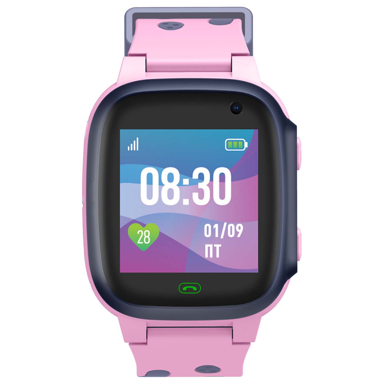 Часы с GPS трекером Jet Kid Talk розовый