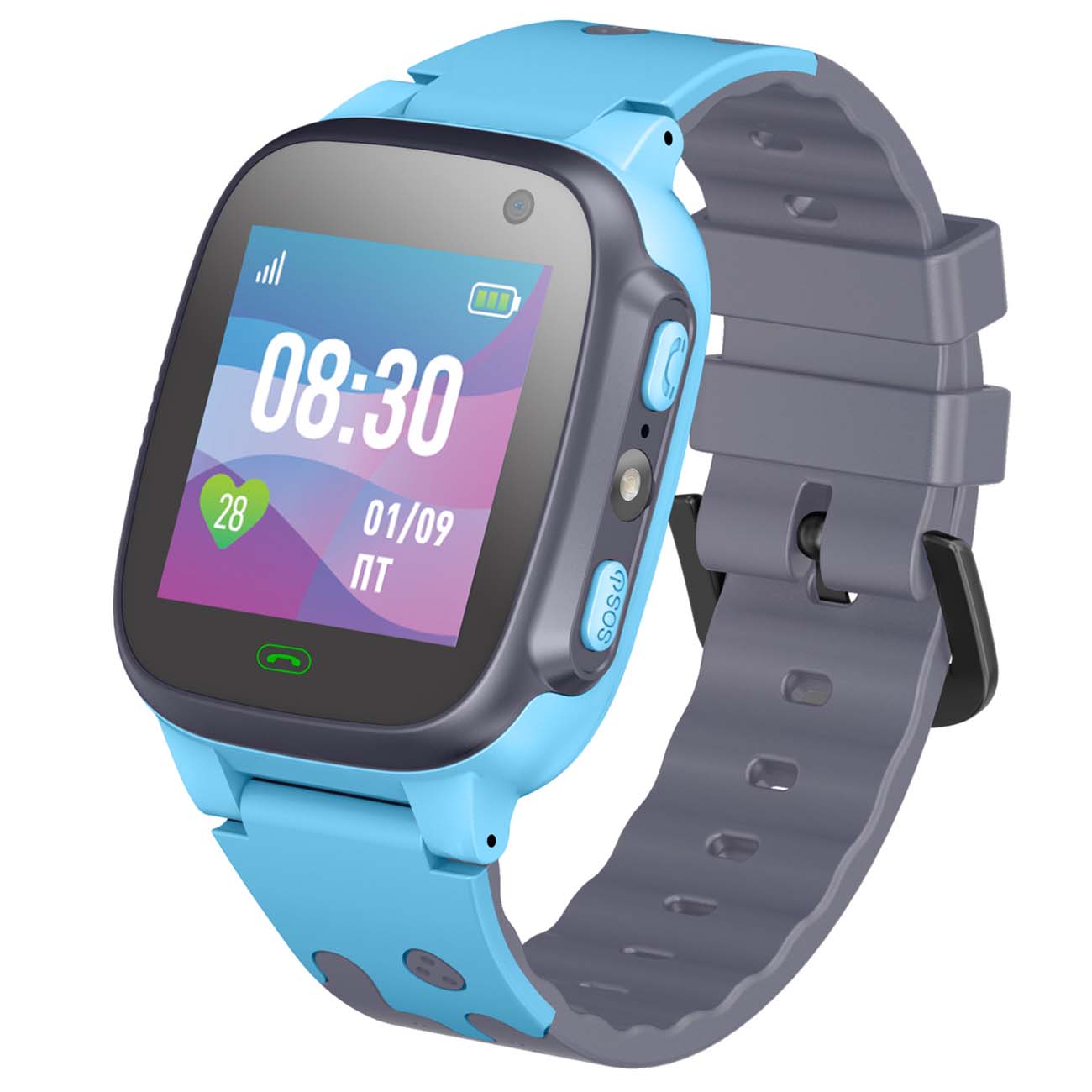 Часы с GPS трекером Jet Kid Talk синий