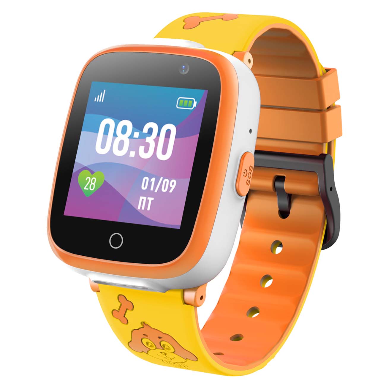 Часы с GPS трекером Jet Kid Buddy желтый