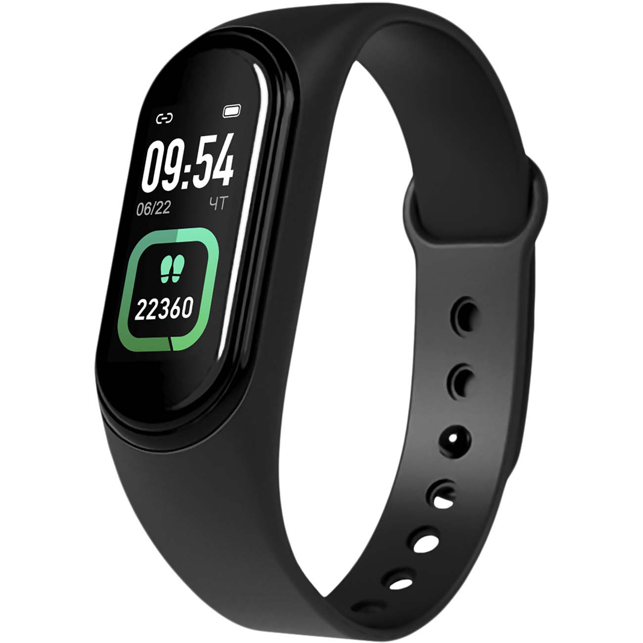 Фитнес-браслет Geozon Heart Rate Black (G-SM09BLK)