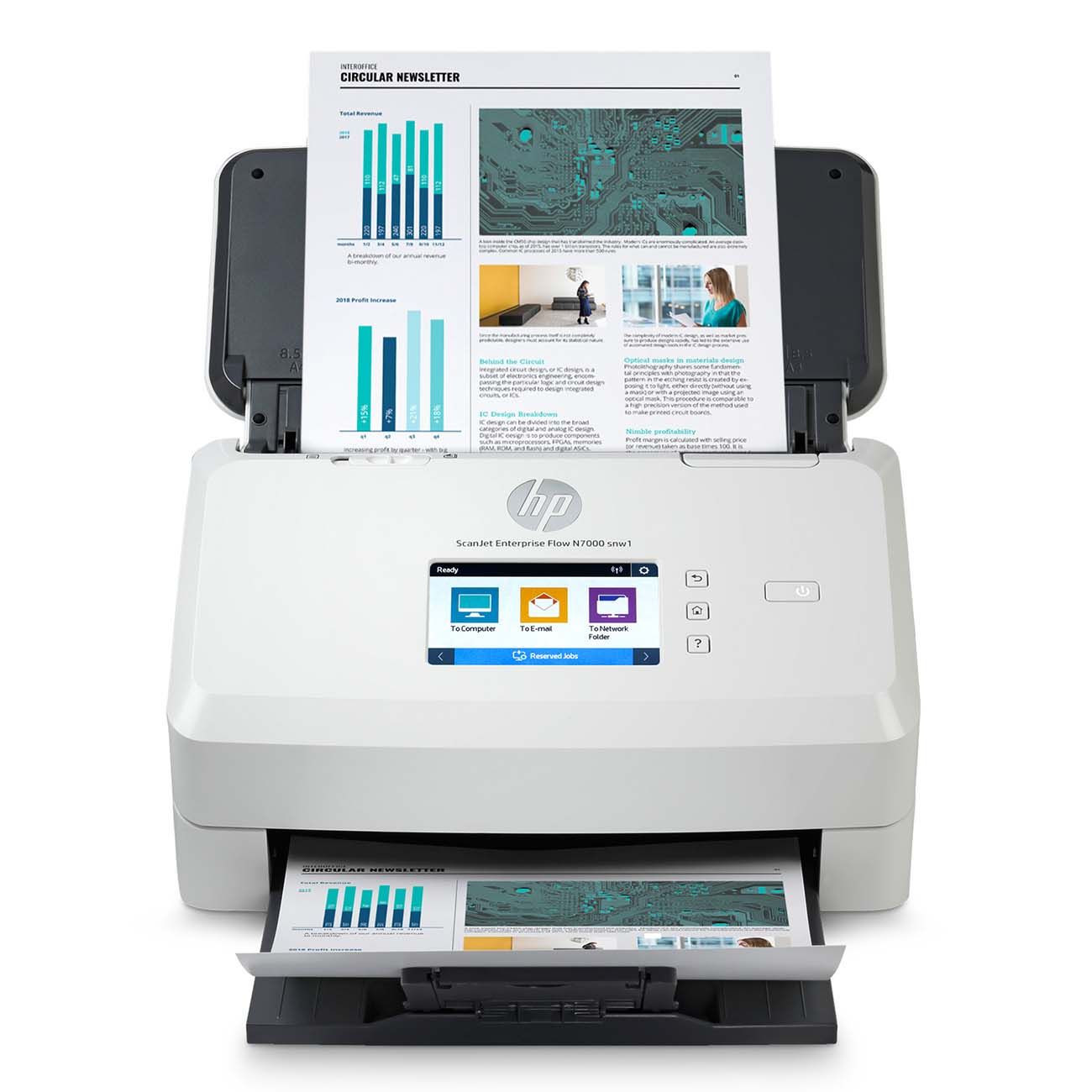 Сканер HP ScanJet Enterprise Flow N7000 snw1 (6FW10A)
