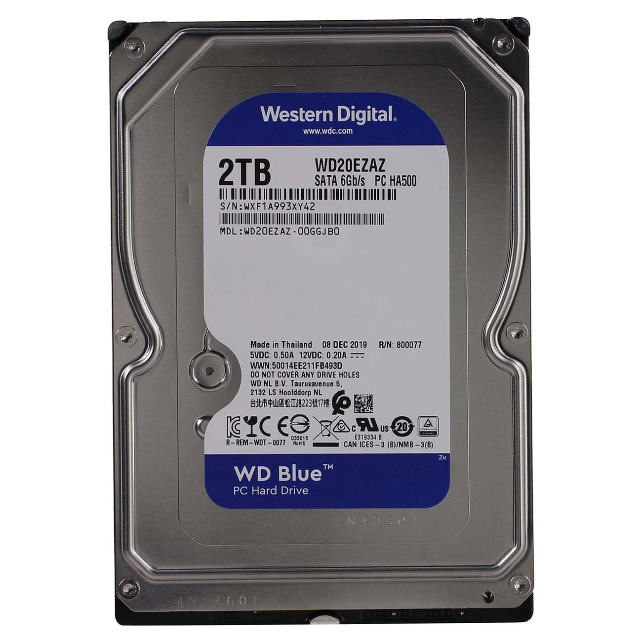 Жесткий диск Western Digital (WD) 2TB Blue (WD20EZAZ)